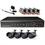 Zmodo 4 Camera Home Security System With 500GB DVR, Supports iPhone &amp; Smartphones